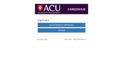 Desktop Screenshot of acu.careerhub.com.au